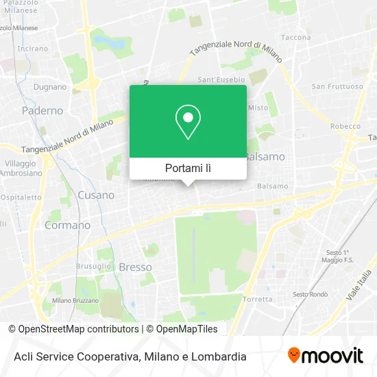 Mappa Acli Service Cooperativa