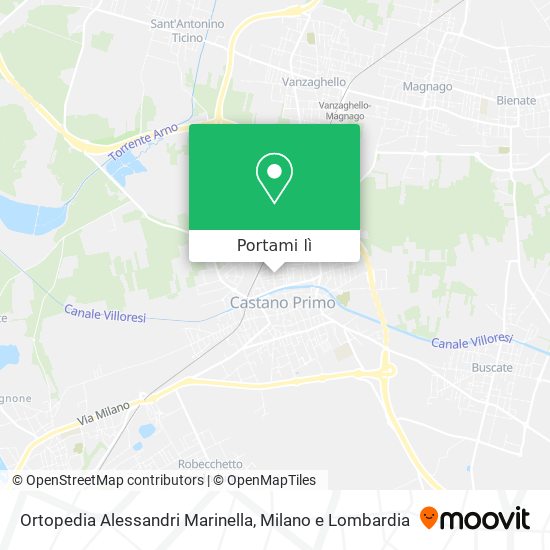 Mappa Ortopedia Alessandri Marinella