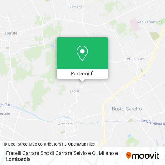 Mappa Fratelli Carrara Snc di Carrara Selvio e C.