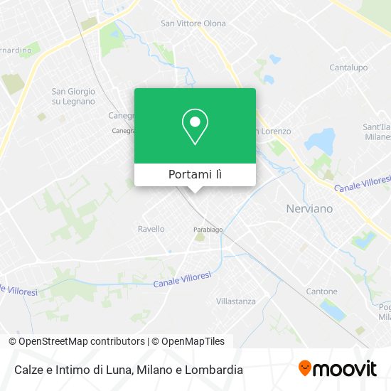 Mappa Calze e Intimo di Luna