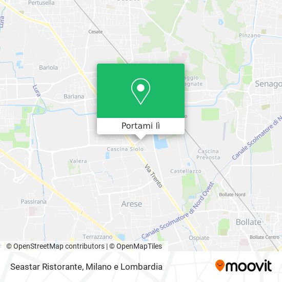 Mappa Seastar Ristorante