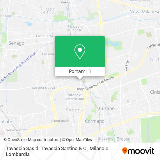 Mappa Tavascia Sas di Tavascia Santino & C.