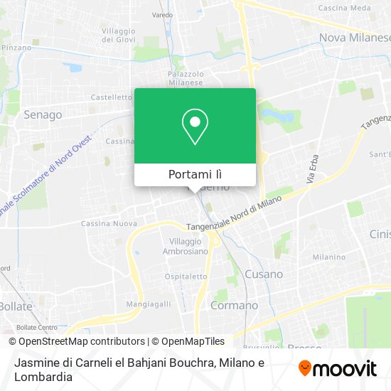 Mappa Jasmine di Carneli el Bahjani Bouchra