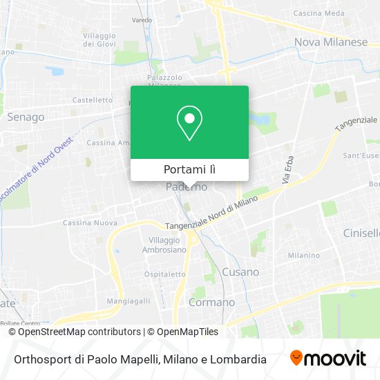 Mappa Orthosport di Paolo Mapelli