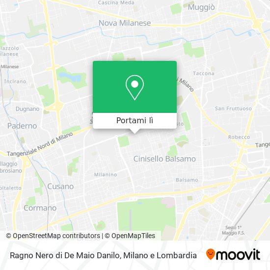Mappa Ragno Nero di De Maio Danilo