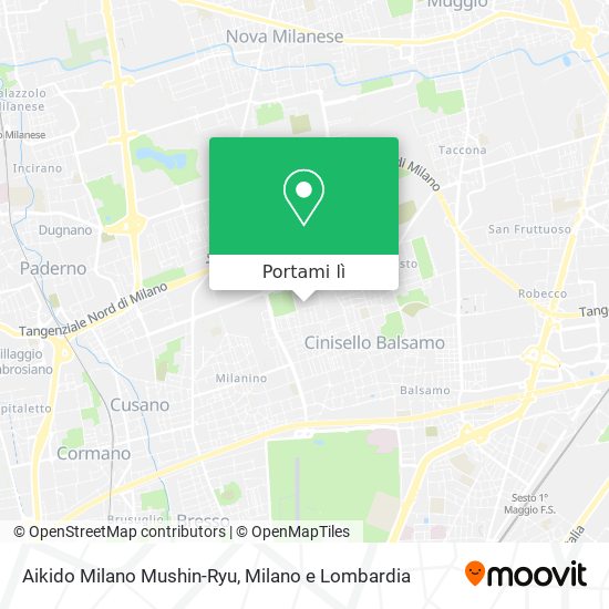 Mappa Aikido Milano Mushin-Ryu
