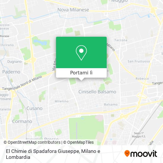 Mappa El Chimie di Spadafora Giuseppe