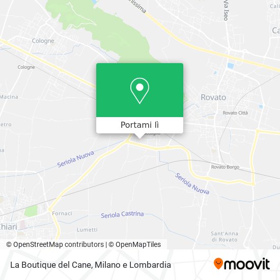 Mappa La Boutique del Cane