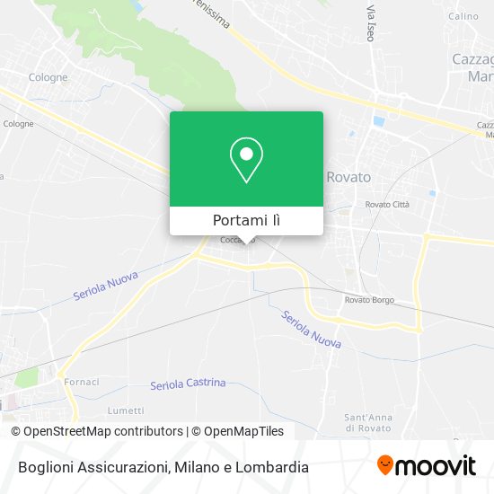 Mappa Boglioni Assicurazioni