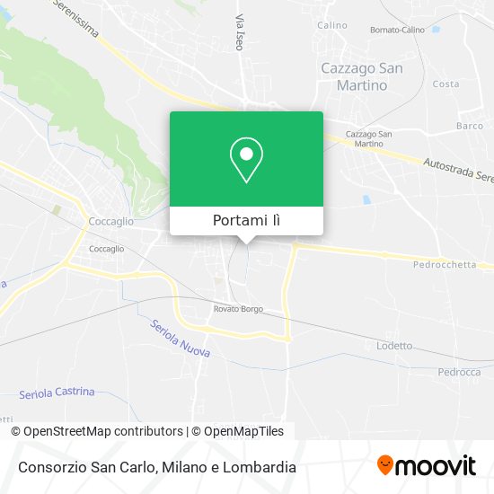 Mappa Consorzio San Carlo