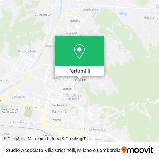 Mappa Studio Associato Villa Cristinelli