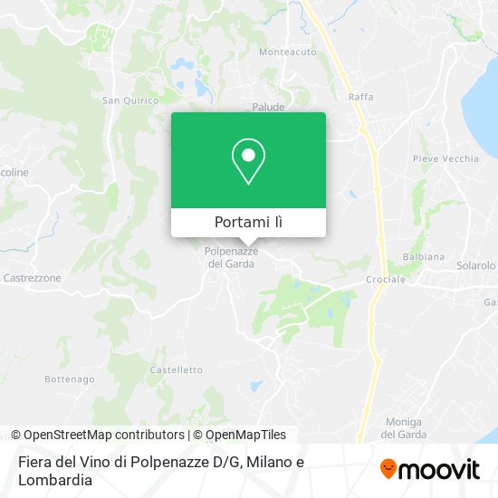 Mappa Fiera del Vino di Polpenazze D / G