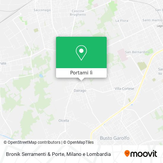 Mappa Bronik Serramenti & Porte