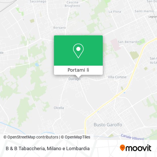 Mappa B & B Tabaccheria