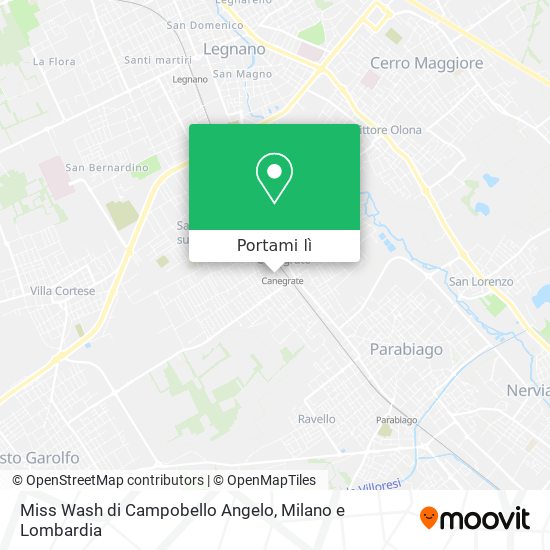 Mappa Miss Wash di Campobello Angelo