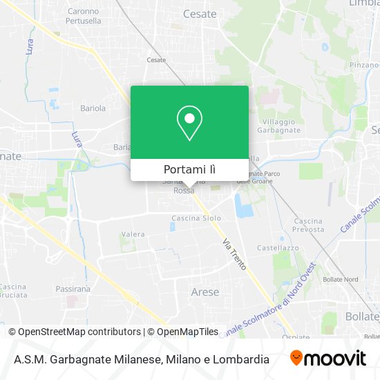 Mappa A.S.M. Garbagnate Milanese