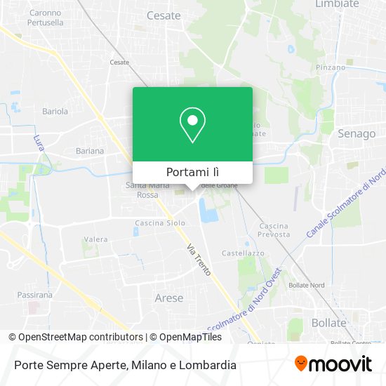 Mappa Porte Sempre Aperte