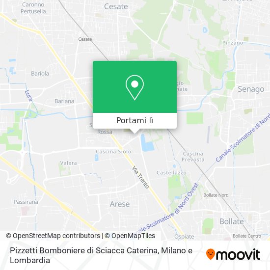 Mappa Pizzetti Bomboniere di Sciacca Caterina