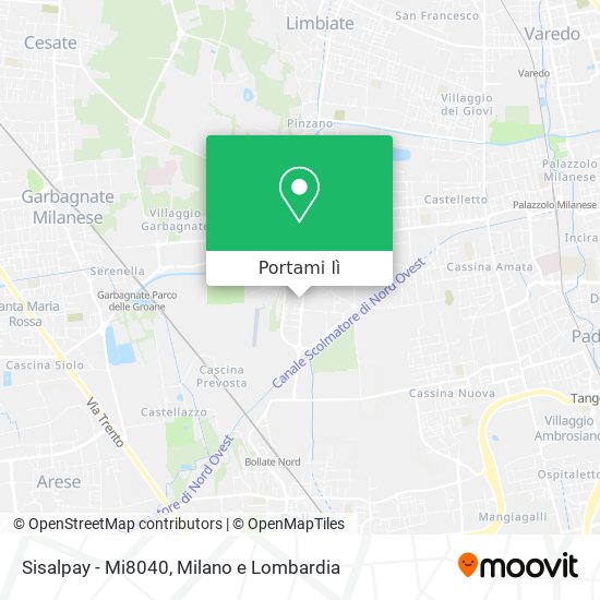 Mappa Sisalpay - Mi8040