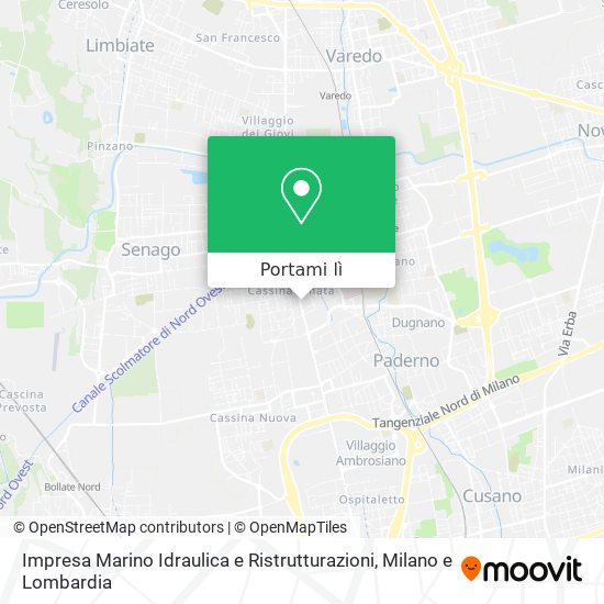 Mappa Impresa Marino Idraulica e Ristrutturazioni