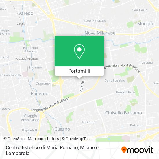 Mappa Centro Estetico di Maria Romano