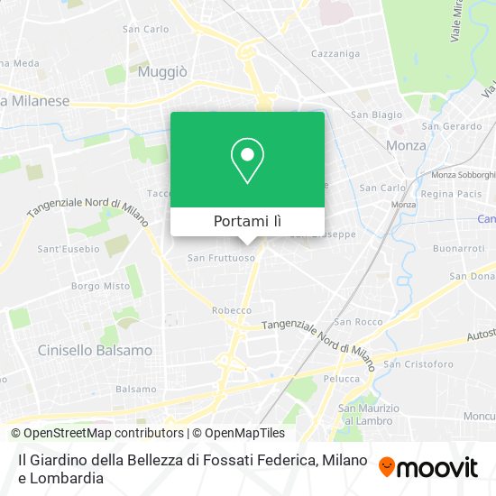 Mappa Il Giardino della Bellezza di Fossati Federica