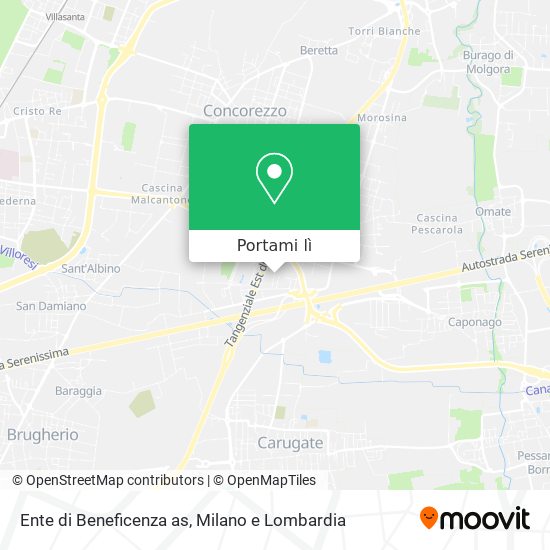 Mappa Ente di Beneficenza as
