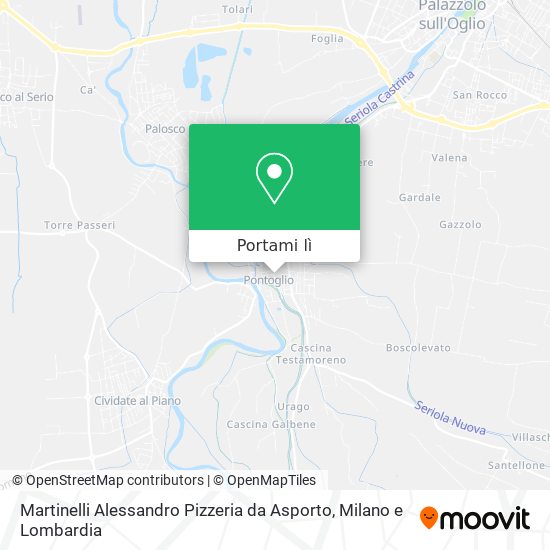 Mappa Martinelli Alessandro Pizzeria da Asporto