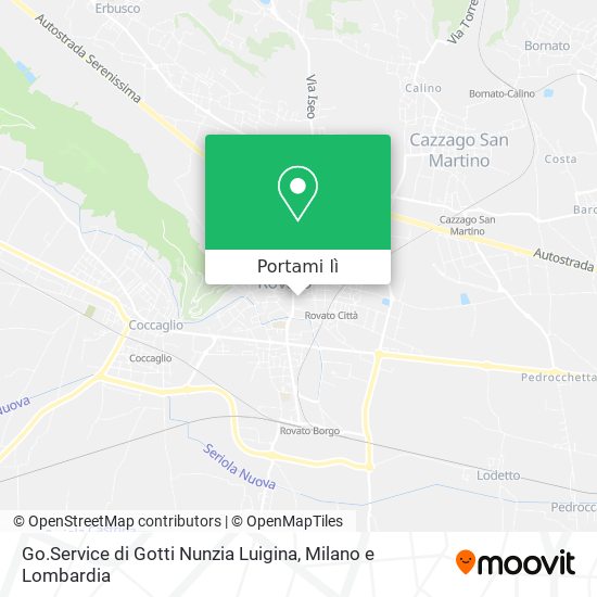 Mappa Go.Service di Gotti Nunzia Luigina