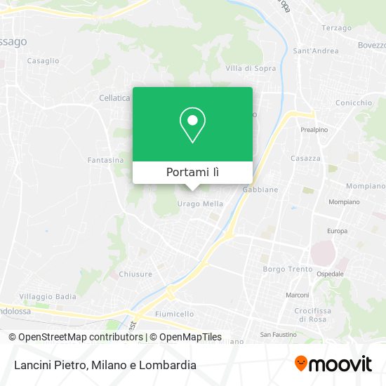 Mappa Lancini Pietro