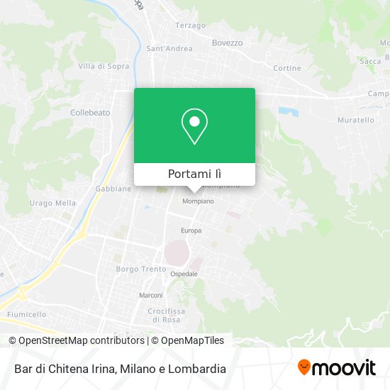 Mappa Bar di Chitena Irina