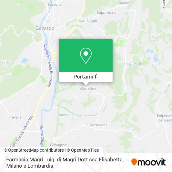 Mappa Farmacia Magri Luigi di Magri Dott.ssa Elisabetta
