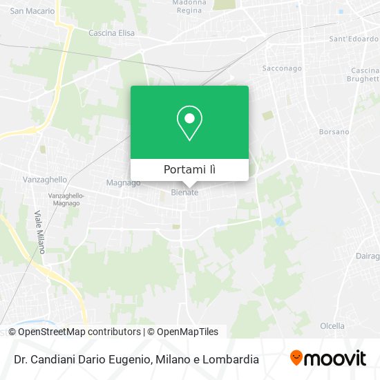 Mappa Dr. Candiani Dario Eugenio