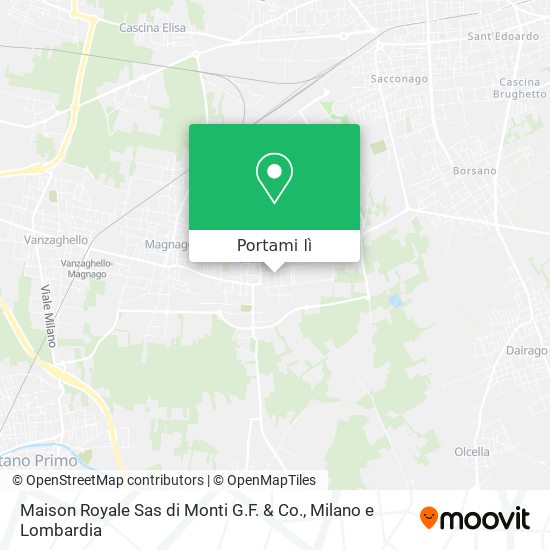 Mappa Maison Royale Sas di Monti G.F. & Co.