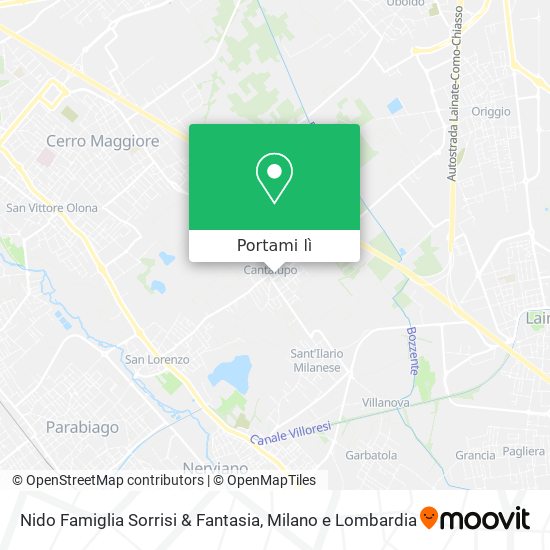 Mappa Nido Famiglia Sorrisi & Fantasia