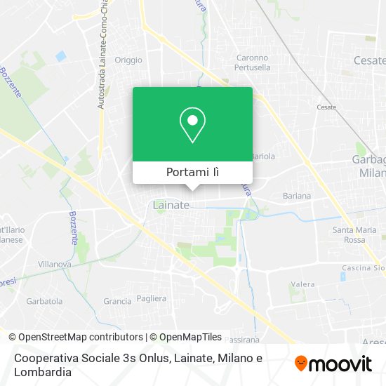 Mappa Cooperativa Sociale 3s Onlus, Lainate
