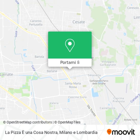 Mappa La Pizza È una Cosa Nostra