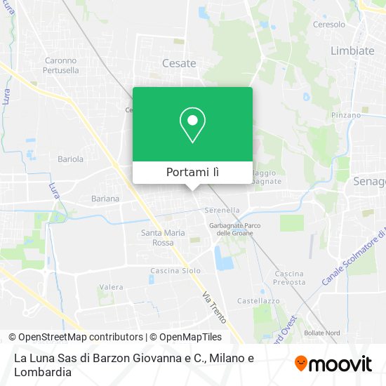 Mappa La Luna Sas di Barzon Giovanna e C.