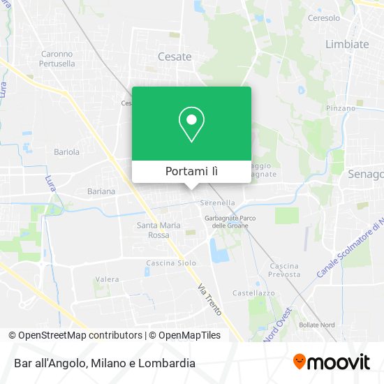 Mappa Bar all'Angolo