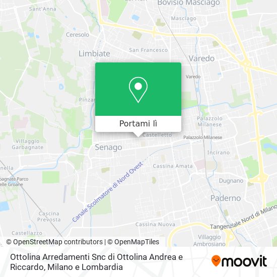 Mappa Ottolina Arredamenti Snc di Ottolina Andrea e Riccardo