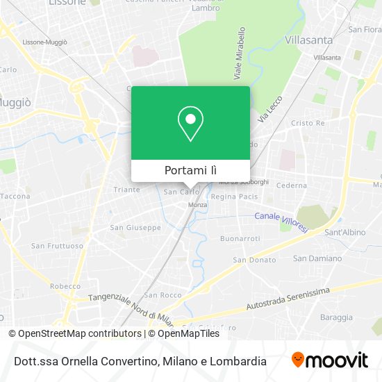 Mappa Dott.ssa Ornella Convertino
