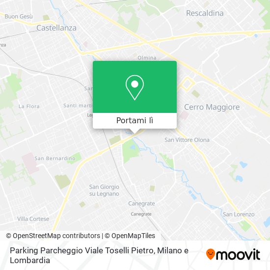 Mappa Parking Parcheggio Viale Toselli Pietro