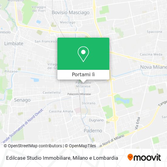 Mappa Edilcase Studio Immobiliare