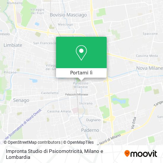 Mappa Impronta Studio di Psicomotricità