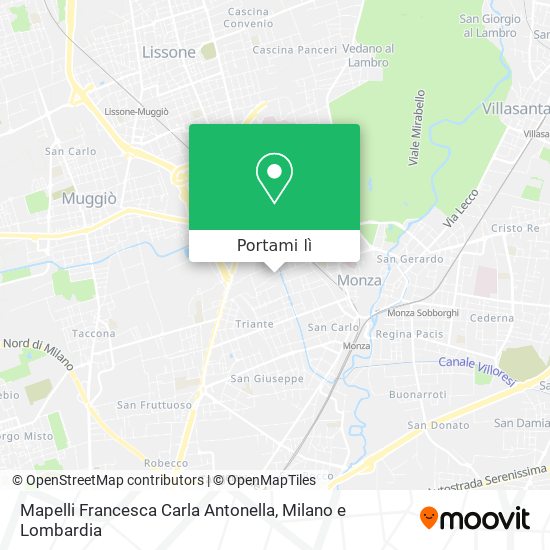 Mappa Mapelli Francesca Carla Antonella