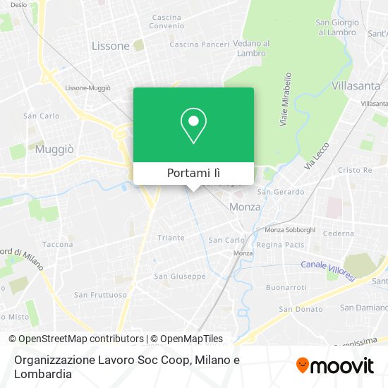 Mappa Organizzazione Lavoro Soc Coop