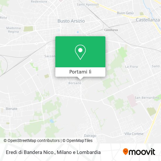 Mappa Eredi di Bandera Nico.
