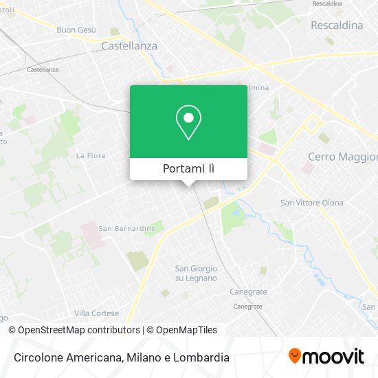 Mappa Circolone Americana