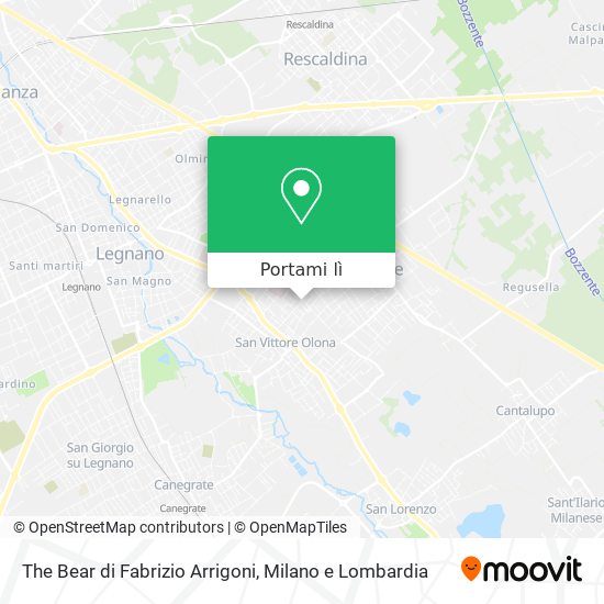 Mappa The Bear di Fabrizio Arrigoni