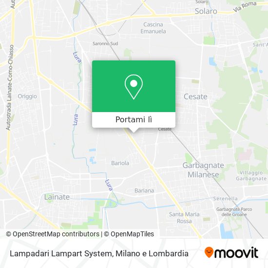 Mappa Lampadari Lampart System